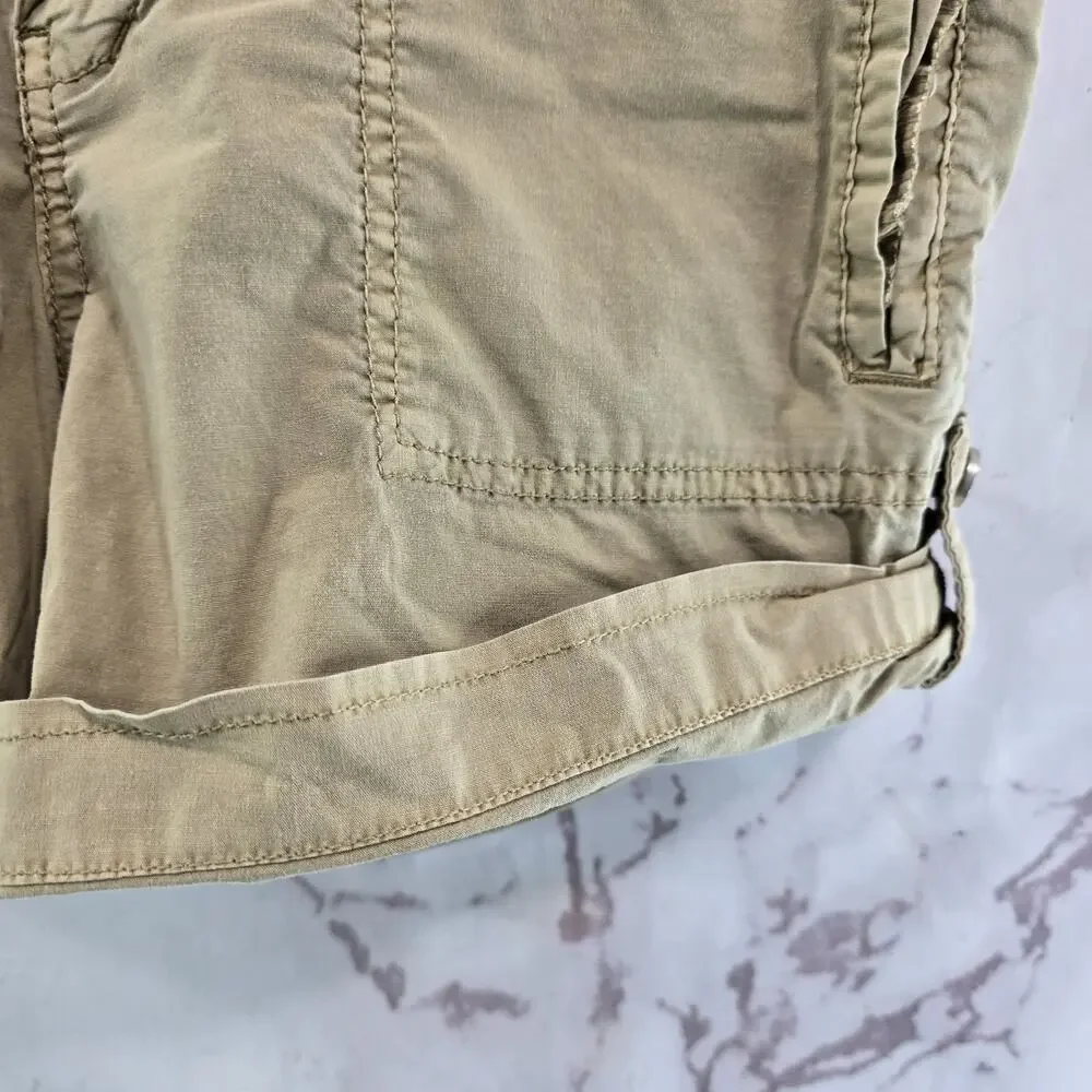 Saturday Sunday Shorts Womens 25 Low Rise Utility Safari Cuffed Convertible